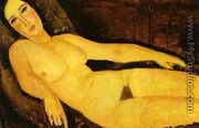 Nude On A Divan - Amedeo Modigliani