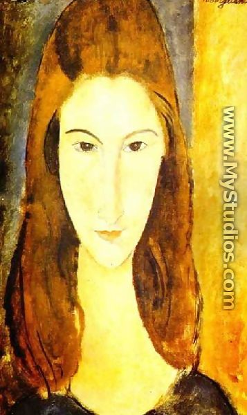Portrait Of Jeanne Hebuterne Ii - Amedeo Modigliani