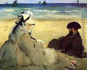 On The Beach 1873 - Edouard Manet