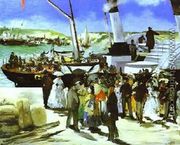 The Depature Of The Folkestone Boat - Edouard Manet