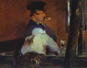 In The Bar   Le Bouchon - Edouard Manet