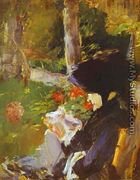Manet's Mother In The Garden At Bellevue - Edouard Manet