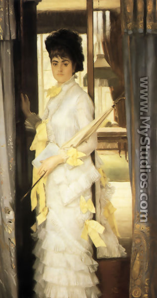 Portrait Of Miss Lloyd - James Jacques Joseph Tissot
