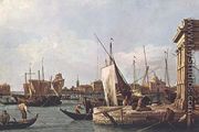 La Punta Della Dogana   Custom Point - (Giovanni Antonio Canal) Canaletto