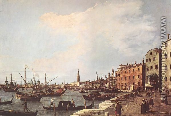 Riva Degli Schiavoni   West Side - (Giovanni Antonio Canal) Canaletto