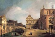 Santi Giovanni E Paolo And The Scuola Di San Marco 2 - (Giovanni Antonio Canal) Canaletto