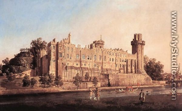 Warwick Castle  The South Front - (Giovanni Antonio Canal) Canaletto
