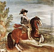 Equestrian Portrait Of Philip IV - Diego Rodriguez de Silva y Velazquez