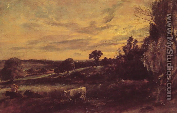Landscape Evening - John Constable