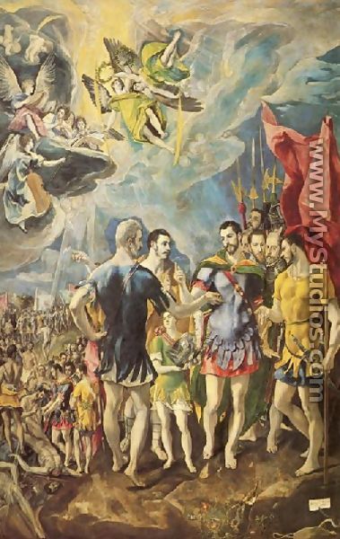 The Martyrdom of St Maurice 1580-81 - El Greco (Domenikos Theotokopoulos)