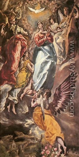 Virgin Of The Immaculate Conception - El Greco (Domenikos Theotokopoulos)