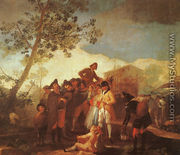 Blind Man Playing The Guitar - Francisco De Goya y Lucientes