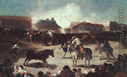 Village Bullfight - Francisco De Goya y Lucientes