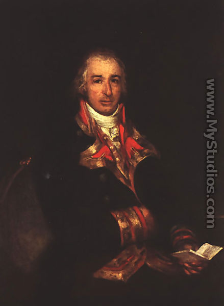 Portrait Of Don Jose Queralto - Francisco De Goya y Lucientes