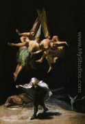 Witches In The Air - Francisco De Goya y Lucientes