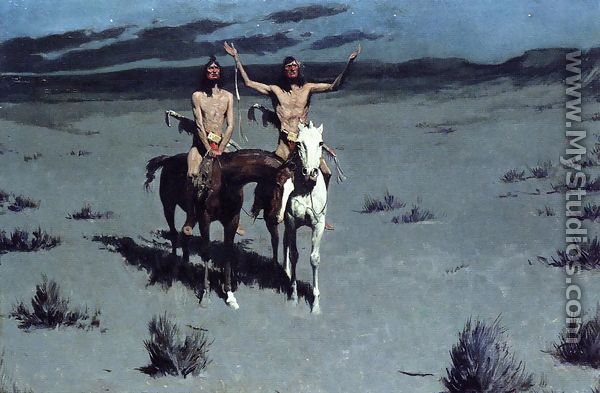 Pretty Mother Of The Night - Frederic Remington