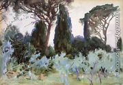 Landscape Near Florence - John Singer Sargent