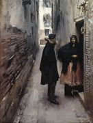 A Street In Venice - John Singer Sargent