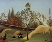 View Of The Fortifications - Henri Julien  Rousseau