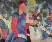 Girl With Fish Bell - August Macke