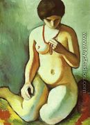 Nude with Coral Necklace (Akt mit Korallenkette)  1910 - August Macke