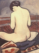 Sitting Nude with Cushions (Sitzender Akt mit Kissen)  1911 - August Macke