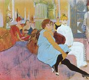 Salon In The Rue Des Moulins - Henri De Toulouse-Lautrec
