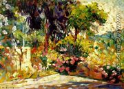 Flowered Terrace - Henri Edmond Cross