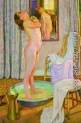 Young Girl In The Tub - Theo Van Rysselberghe