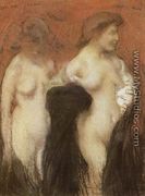 Two Nudes - Edmond-Francois Aman-Jean