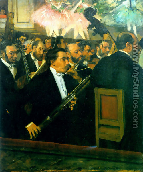 The Orchestra of the Opéra 1870 - Edgar Degas