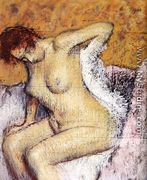 After The Bath - Edgar Degas