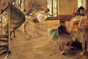 The Rehearsal 1877 - Edgar Degas