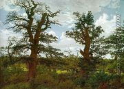 Landscape with Oak Trees & a Hunter 1811 - Caspar David Friedrich