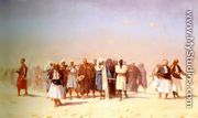 Egyptian Recruits Crossing The Desert - Jean-Léon Gérôme