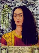Self Portrait With Loose Hair - Frida Kahlo
