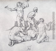 Five Male Nudes - Albrecht Durer