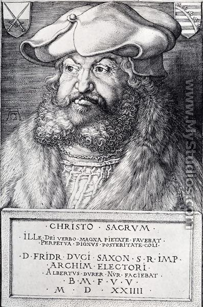 Frederick The Wise  Elector Of Saxony - Albrecht Durer