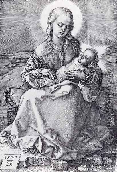 Madonna With The Swaddled Infant - Albrecht Durer