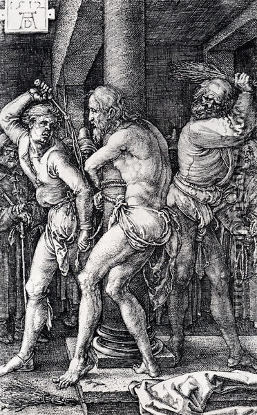 Flagellation (Engraved Passion) - Albrecht Durer