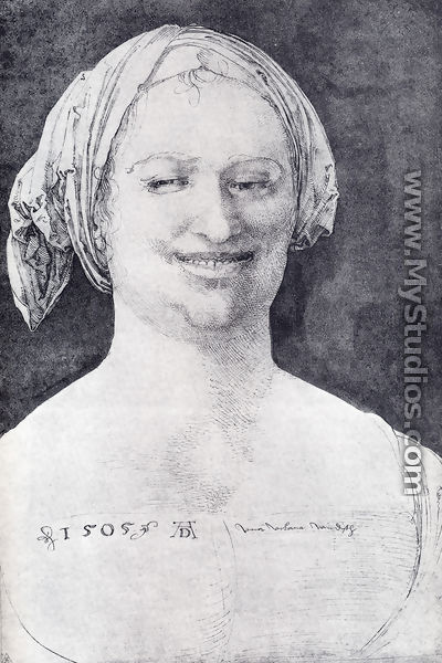 Laughing Peasant Woman - Albrecht Durer