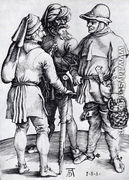 Three Peasants In Conversation - Albrecht Durer