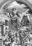 Birth Of The Virgin - Albrecht Durer