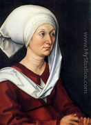 Portrait Of Barbara Durer - Albrecht Durer