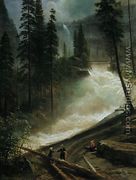 Nevada Falls  Yosemite - Albert Bierstadt