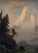 Sunrise On The Matterhorn - Albert Bierstadt