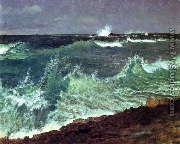 Seascape - Albert Bierstadt