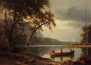 Salmon Fishing On The Cascapediac River - Albert Bierstadt