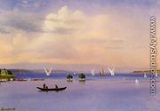 On The Lake - Albert Bierstadt