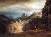 In Western Mountains - Albert Bierstadt